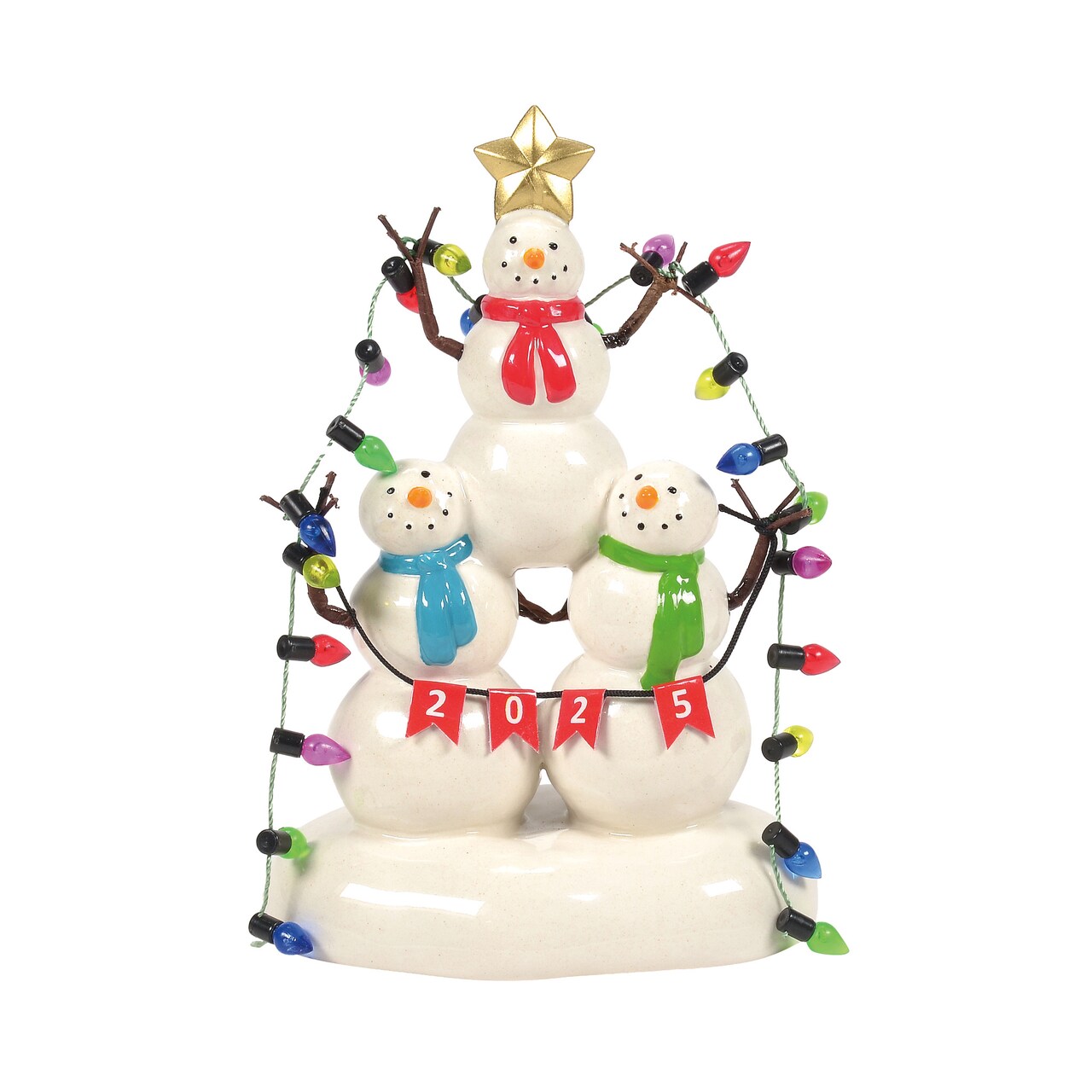 Department 56 Cross Product Village Lucky The Snowman 2025 Christmas Figurine 4.7in H